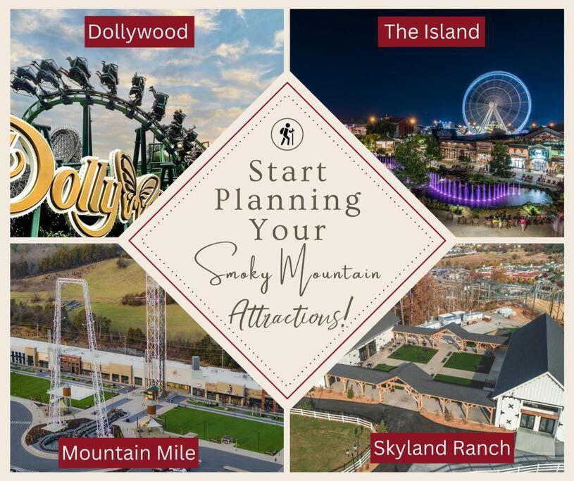 Enchanted Forest Cabin And Teepee! Lights & Laser Show! Private Hot Tub! Unique Stay! Sevierville Exterior photo
