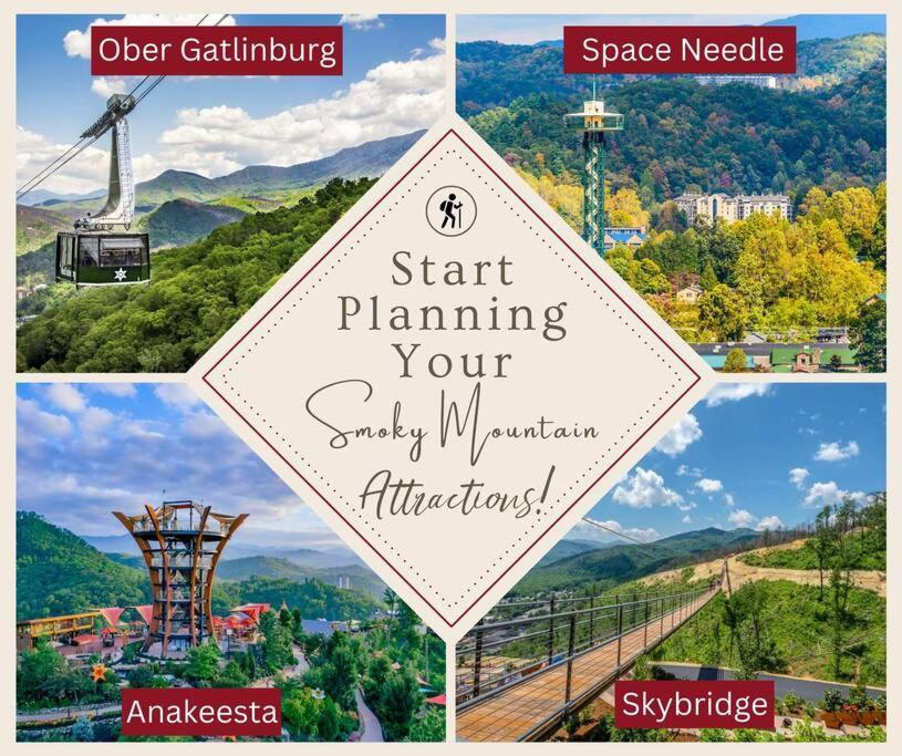 Enchanted Forest Cabin And Teepee! Lights & Laser Show! Private Hot Tub! Unique Stay! Sevierville Exterior photo